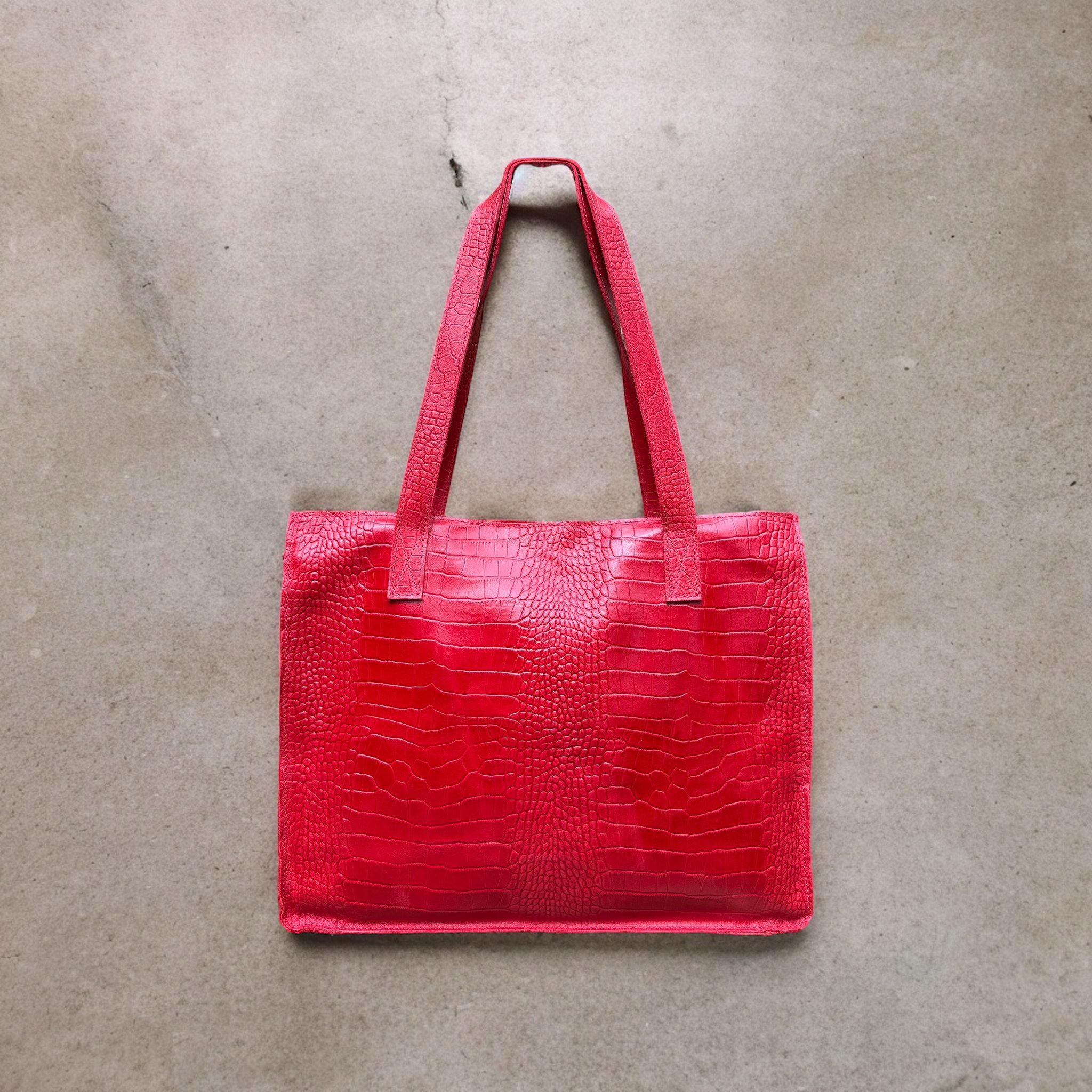 Leather Tote The Italian Handbag Company