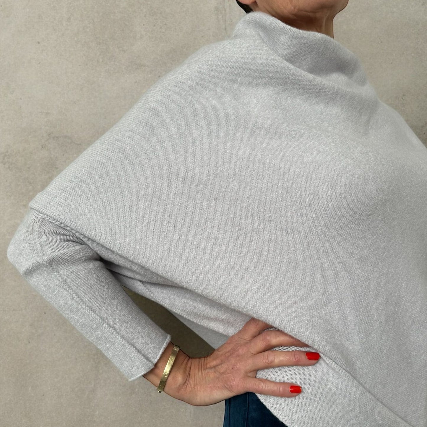 Asymetric Draped Jumper